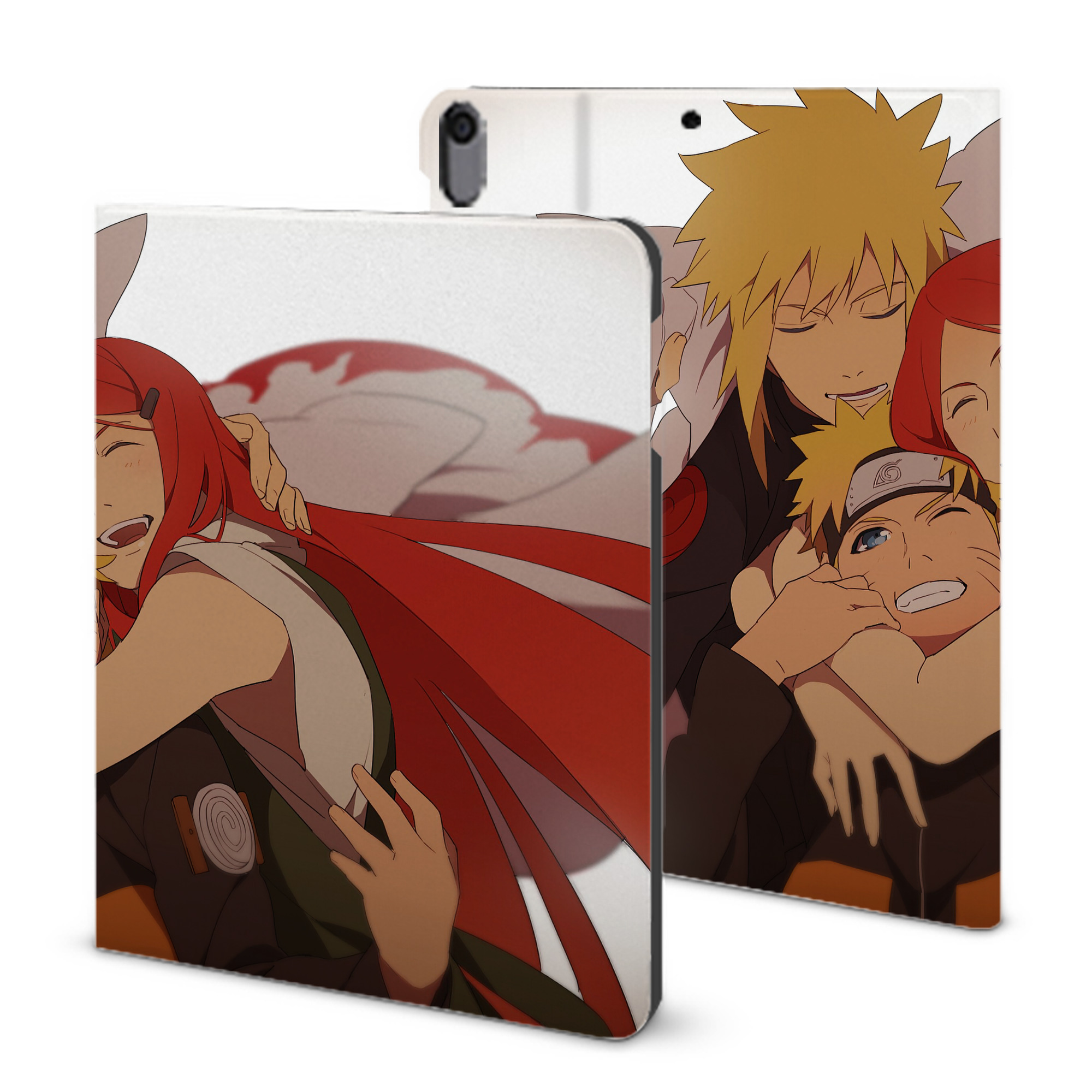 （画像用） NARUTO -ナルト- NARUTO -ナルト- 疾風伝 IPad ケース ブック型 PUレザー TPU 耐衝撃 軽量 薄型 ペン収納なし 全面保護 IPad 各モデル対応